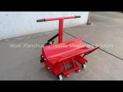 500mm Hydraulic Cloth Roll Doffing Trolley For Transport