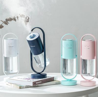 China Mini USB Rechargeable Water Home Appliance Air Purifier Humidifier Mini Ultrasonic Humidifier Adjustable Length for sale