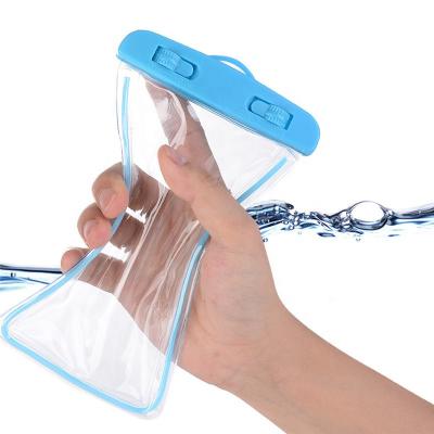 China Waterproof Bag PVC Waterproof Cell Phone Cases Clear Pouch Case Water Proof Mobile Phone Bag With Lanyard for sale