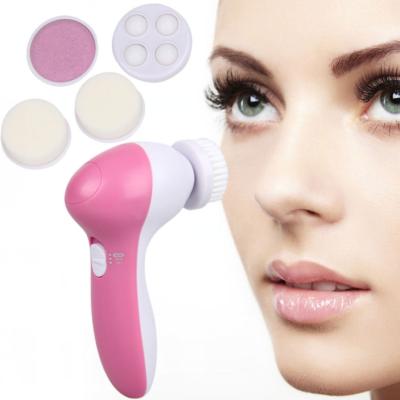 China Silicone Electric Facial Electric Body Massager Skin Care Brush Device Professinal Face Cleansing Brush Cleaning Massager for sale