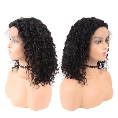 China Brazilian Lace Front Wig Water Wave Wig Water Wave Wig Hair Vendor Lace Closure Short Brazilian Hair Bob With Full Ends Human for sale