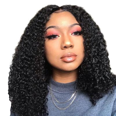 China Short Curly Bob Clsoure Wig Virgin Hair Hd Lace Bob Wig Brazilian Hair 4x4 Pre Plucked With Baby Hair Cuticle Aligned for sale