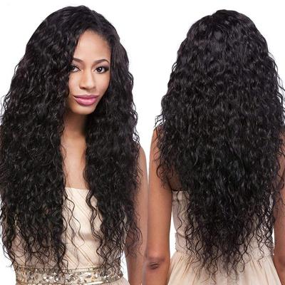 China Swiss Water Wave HD Lace Front Brazilian Hair Wigs Seller Full Virgin Water Wave HD Lace Front Closure Wig For Women for sale