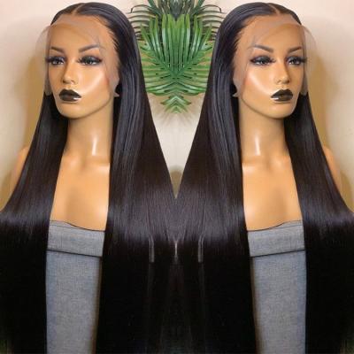 China Silky Straight Wave Remy Human Hair Wigs Silky Straight Virgin Peruvian Human Hair Wigs 30 Inches For Black Women for sale