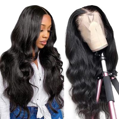 China Fashionable Wholesale Grade 10a 100% Grade 10a 100% Brazilian 100 Hd Human Hair Full Lace Wig Double Human Hair Bouncy Wigs Body Wave Vendors Hair for sale