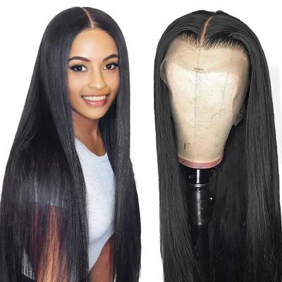 China Hd Silky Straight Wave Transparent Swiss Hair 360 Lace Frontal Wig With Baby Hair Glueless Brazilian Virgin Straight Full Lace Wig Seller for sale