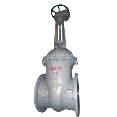 China Carbon steel 16 inch - 40 inch large diameter carbon steel manual/electric/aerodynamic/hydraulic dynamic gate valve for sale