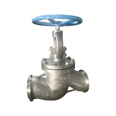 China Stainless Steel PN16 DN150 Stainless Steel CF8 Welded Globe Valve for sale