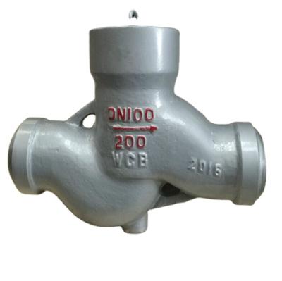 China Carbon Steel H61H DN100 600LB 4 Inch WCB Power Plant Carbon Steel Welded High Pressure Check Valve for sale