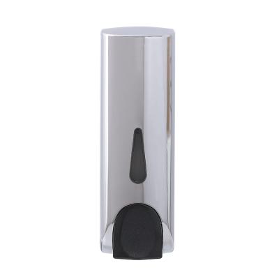 China Double Electroplating Plastic Wall Mounted Liquid Soap Dispenser 360ml ABS Installation Manual Soap Dispenser for sale