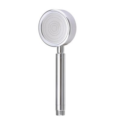 China Without Switch Show Maker 1 Function Polished Chrome Plated Aluminum Bathroom Accessory Small Shower Head for sale