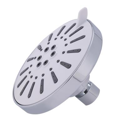 China Without Diverter 5 Inch 3 Function ABS Round Rotating Top Shower Head Rainfall for sale