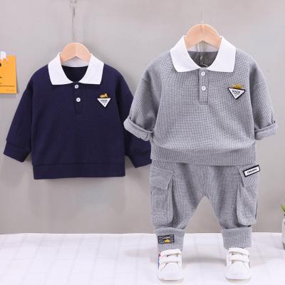 China Casual Fashion 1 Year To 5 Years Old Sportswear Boys 2 Piece Baby Designer Clothes 2 Years Old for sale