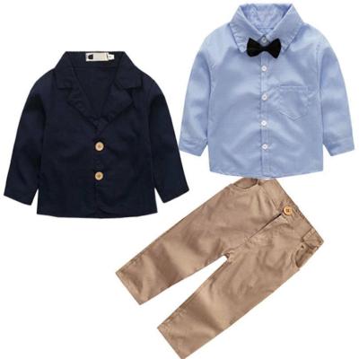 China Designer casual baby boy clothes luxury kids 3 piece clothes sets boys 2022 boys clothes 4 years old for sale