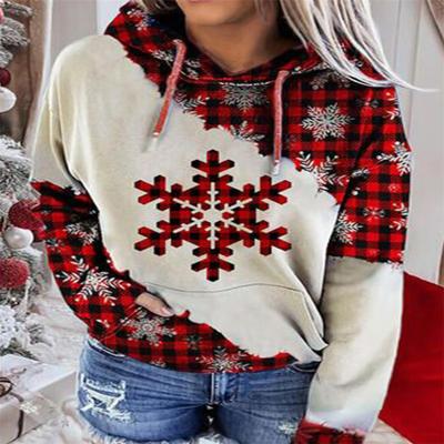 China Anti-wrinkle 7086 2021 Autumn Women Love Winter Heart Christmas Tops Sweater Pullover Long Sleeve Causal Hoodies for sale