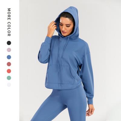 China Breathable Hoodies & Sweatshirts+sports Bra+leggings Activewear Women Fitness Suit Women - Workout Clothing 3 Piece Yoga Gym Seamless Set for sale