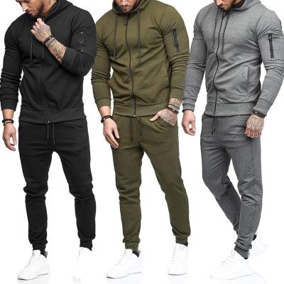 China 3511 Tracksuits Custom Hooded Jogging Suits Outdoor Joggers Mens Breathable Tracksuits Set For Men for sale