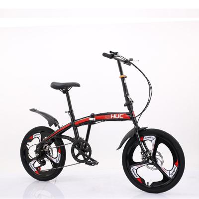 China New type 20 inch steel wheel single speed steel ultra light and portable folding bike for lady for sale