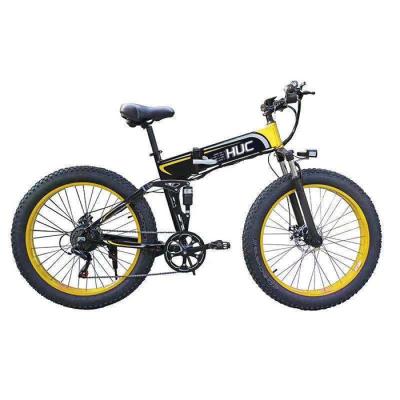 China Sports Bike Adult Foldable Full Suspension 350w 26 Inch Fat Tire Bike City Moutain Electric Bicycle Cycle for sale