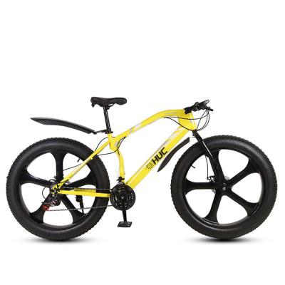 China Carbon steel mountain 21speed bicycle fat cycle size 29in wheels fat frame bike wholesale cheap steel snow bicycle for sale