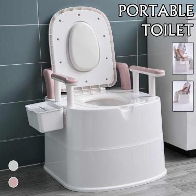 China Portable Potty Dismountable Potty Dismountable Home Elder Pregnant Woman Toilet Cistern Old Elder Hidden Toilet Seat Outdoor Camping Toilet 2 Colors for sale