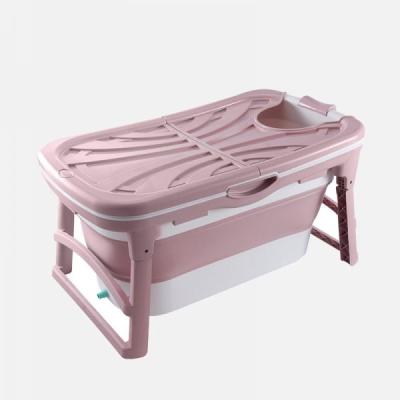 China New Viable Color 1100MM Small Size Customizable Home Safety Portable Folding Plastic Adult Bath Tub for sale