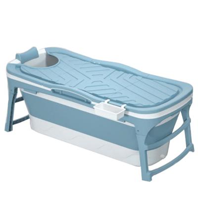 China Sustainable Bathtub 118cm/46inch Adult Barrel Sweat Steaming Tub Plastic Folding Thicken Bathtub Home Massage Dropshipping & Wholesale for sale