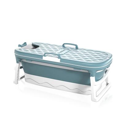 China Cheap Wholesale 1.38m Plastic Foldable Portable Bathtub Plastic Adult Viable for sale