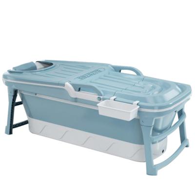 China Safe And Tough High Quality Durable Foldable Portable Bathtub Plastics Large 143cm For Adult for sale