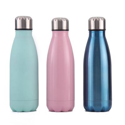 China 350ml Water Bottle Stainless Steel Sports Bottle Modern Cola Shaped Metal Vacuum Bottle Keep Hot&Cold for sale