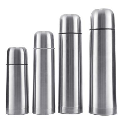 China Viable Custom Logo Thermos Coffee Tea Bullet Water Cup Bottle Stainless Steel Vacuum Flask for sale