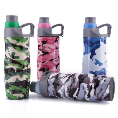 China CLASSIC hot sale vacuum sports bottle double wall water bottle stainless steel bottle with handle lid for sale