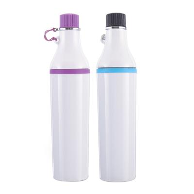 China Sports Cheapest 304 Stainless Steel 600ML Single Wall Gym Promotional Water Bottle Single Layer Water Flask for sale