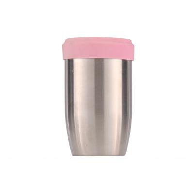 China PORTABLE Food Flask Vacuum Insulated Thermos Food Jar With Double Spoon Soup Container Wall 304 Stainless Steel for sale