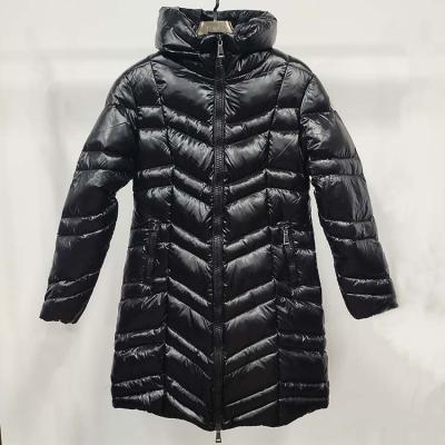 China Waterproof Shiny Color Lady Jackets Winter Girl Padded Jacket Coat Woman for sale