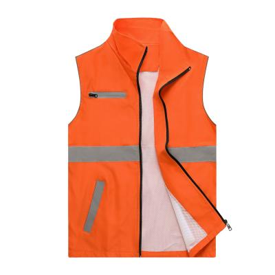 China QUICK DRY Shooting Safety Vests China Manufacturer Road Safety Workplace Safety 100% Polyester Reflective Vest for sale