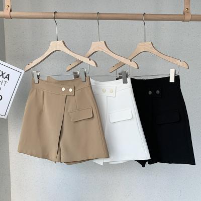 China 2022 spring summer fashion news retro women's anti-static straight shorts High-Waisted mini Korean women's short skirts for sale