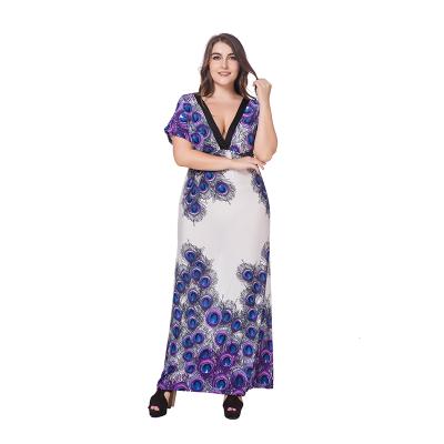 China wholesale plus size womens dresses plus size maxi boho dress ladies clothing 915 long sleeve boho dress ladies clothing for sale