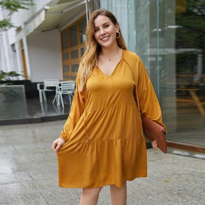 China Viable Wholesale Fashion Plus Size Women's Loose Casual Bohemian Dresses Sheath Short V Neck Women Summer Beach Dress for sale