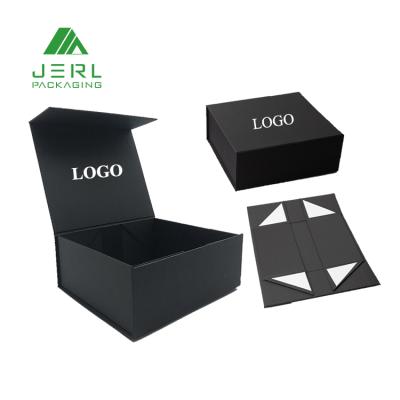 China Handmade Black Paper Packaging Box for sale