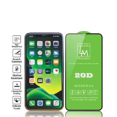 China Custom Hot Amazon Curved Premium 2.5D Tempered Glass Screen Film Screen Protector Glass For Samsung Iphone 11 for sale