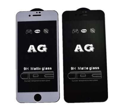 China Full Glue Full Cover Anti-fingerprint Anti-fingerprint Screen Protector Matte AG Tempered Glass For iPhone 6/7/X /11 Pro For Games for sale