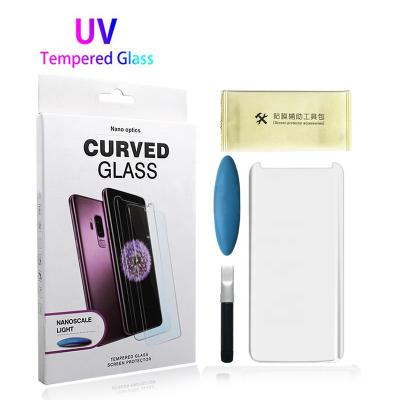 China Liquid+UV Full Film+UV Lamp SAM sereies Glue Liquid Tempered Glass For Samsung S10 S10plus S10 Lite S10 (5G) Screen Protector Glass for sale