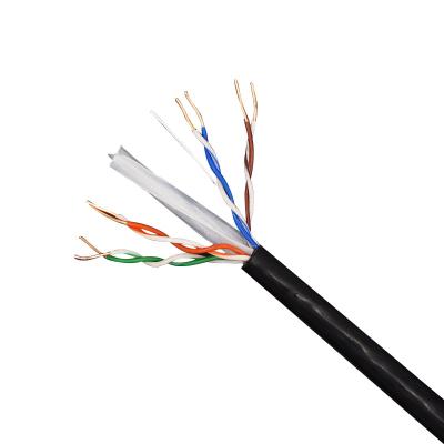 China Outdoor UTP Cat6 Cat5 Network Cable 24awg Cat5e Ethernet Cable CAT6/5e Outdoor for sale