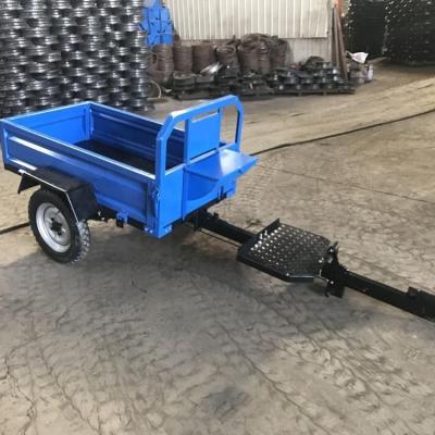 China Transport for grass garden farm tilting trailer for tractor mower for sale