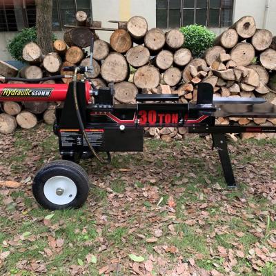 China Cultivate 30 Ton Gas Power Lifan Engine Hydraulic Log Log Splitter New CE for sale