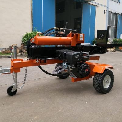 China Farms 50Ton 15HP Gasoline LIFAN Engine Log Splitter Hydraulic Wooden Log Crusher CE EPA for sale