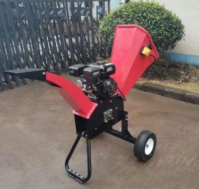 China Farms 6.5HP 3 Inch Gasoline LIFAN Engine Wood Crusher Wood Chipper Shredder Machine CE for sale