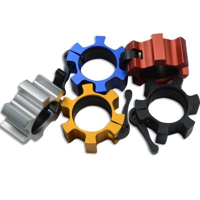 China Latest Metal Product Manufacture Reliable Barbell Rod Lock Clamps For Body Workout Bar for sale