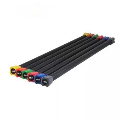 China PE+cast iron China factory direct sale weighted body bar exercise arm training rhythm jumping stick for sale